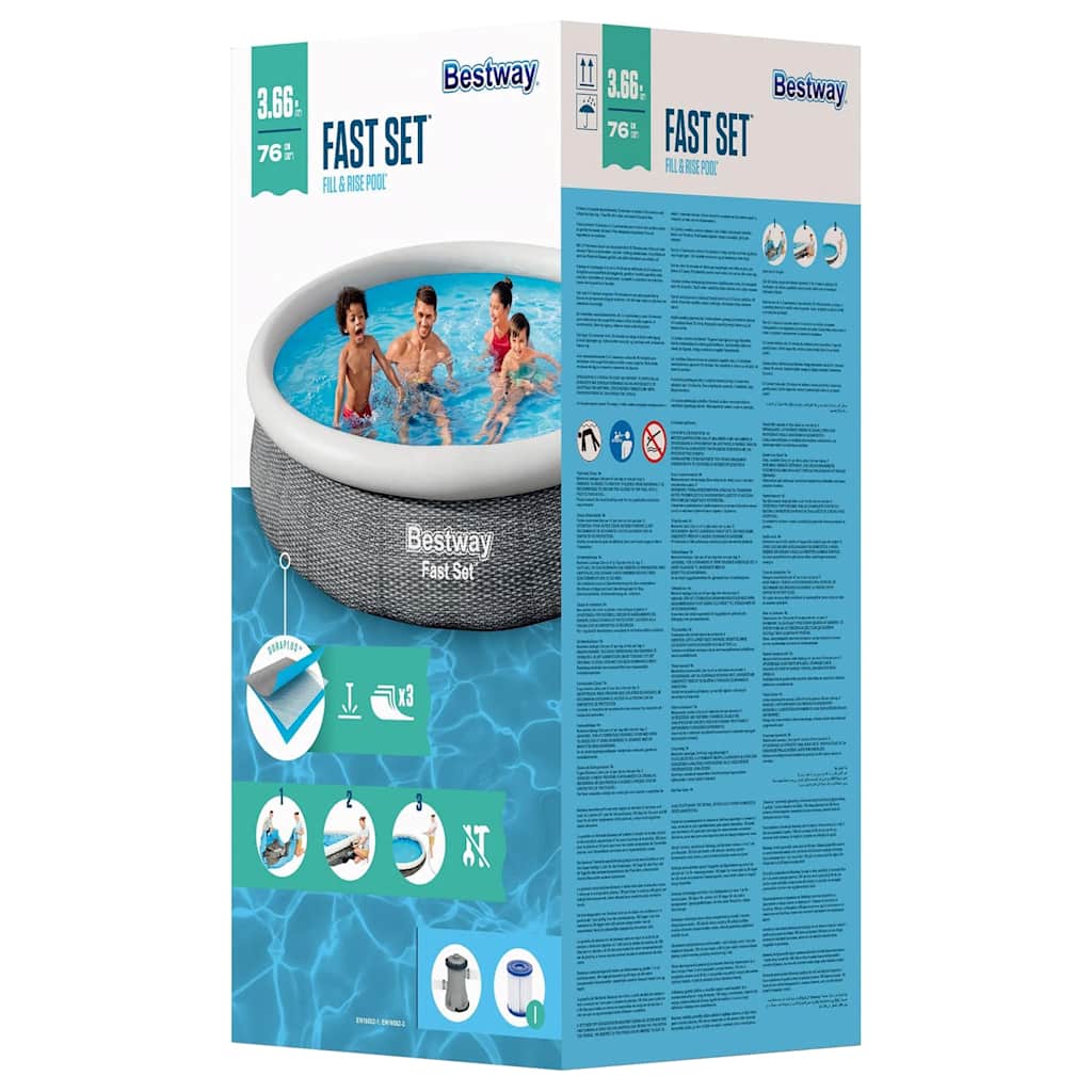 Round pool set 366x76 cm