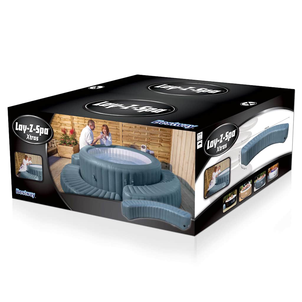 Rebordo insuflável Lay-Z-Spa p/ banheira hidromassagem redonda