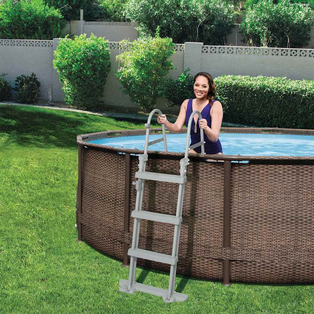 Flowclear 4-step pool safety ladder 122cm 58331