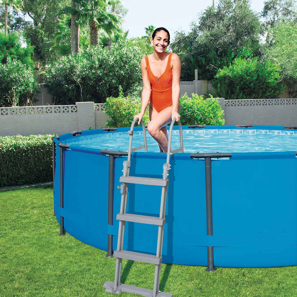 Flowclear 4-step pool safety ladder 122cm 58331