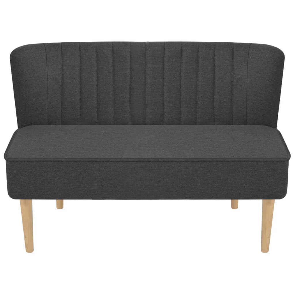 Fabric sofa 117x55.5x77 dark grey