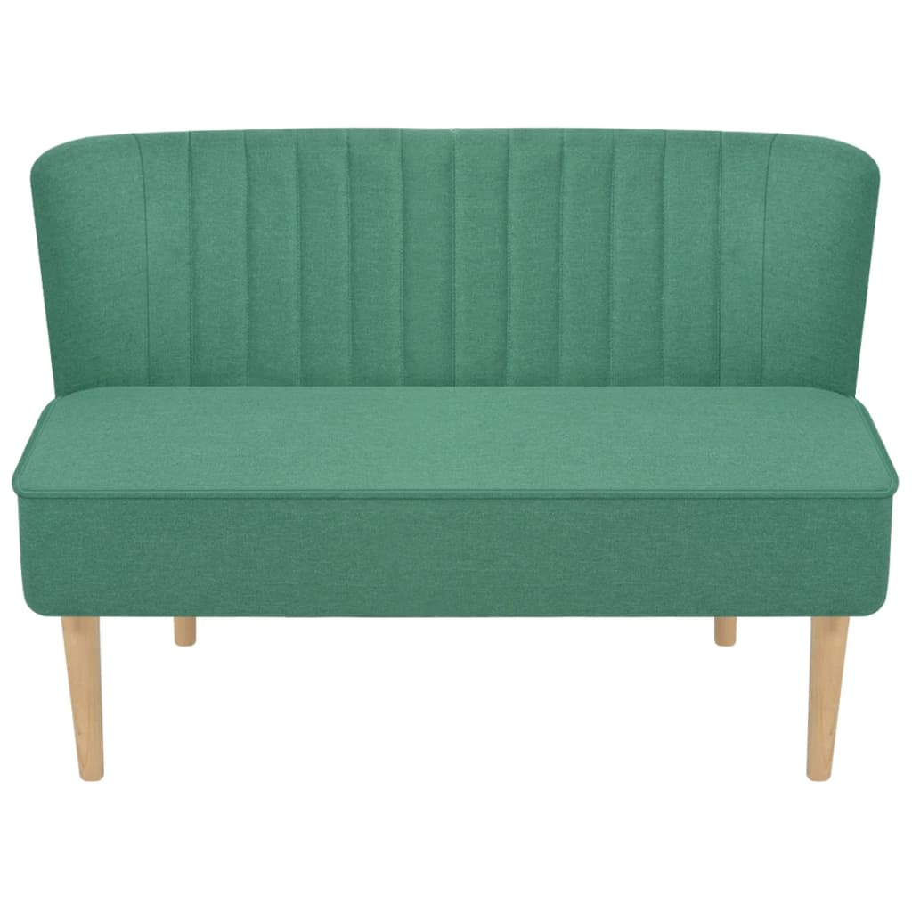 Sofá de tecido 117x55,5x77 cm verde