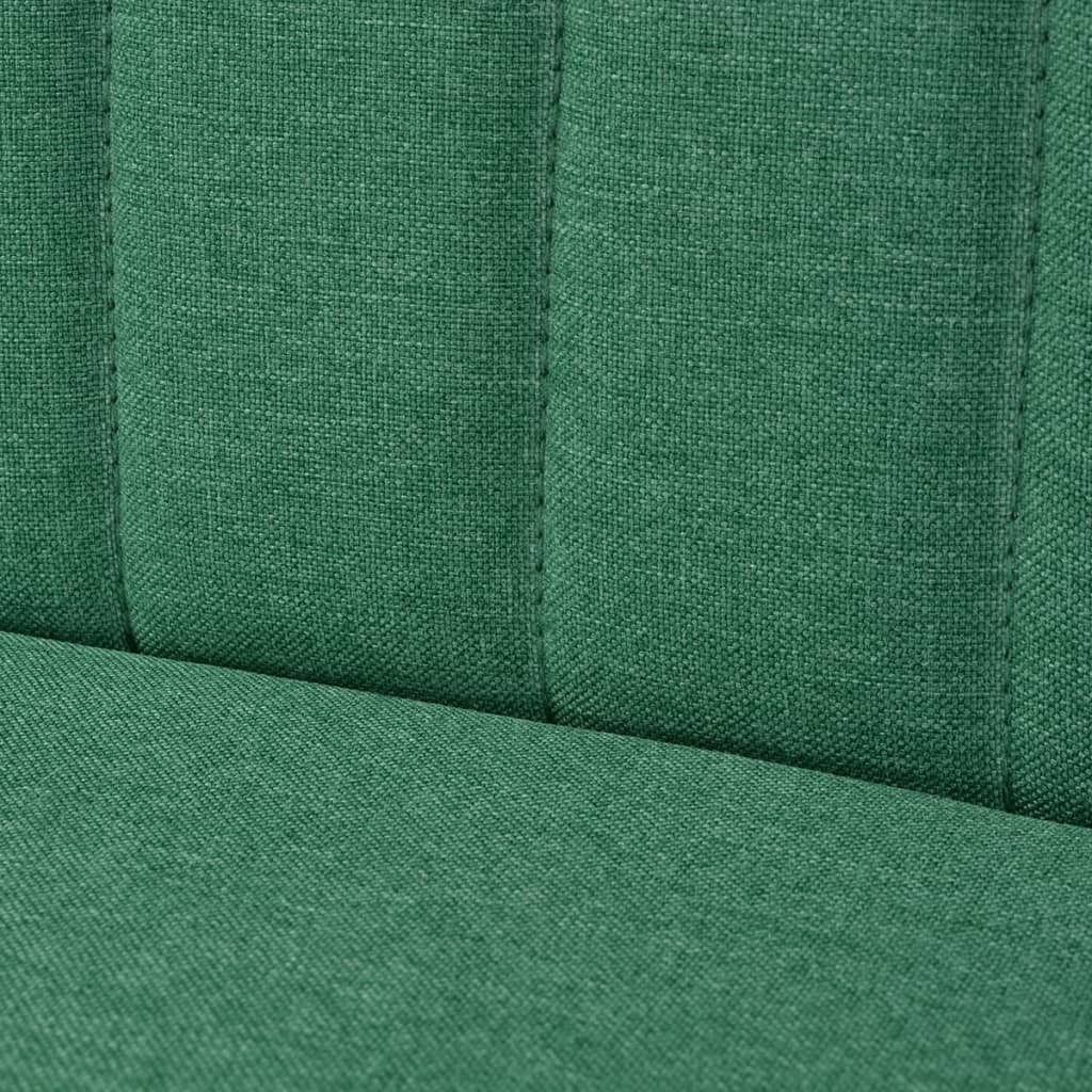 Sofá de tecido 117x55,5x77 cm verde