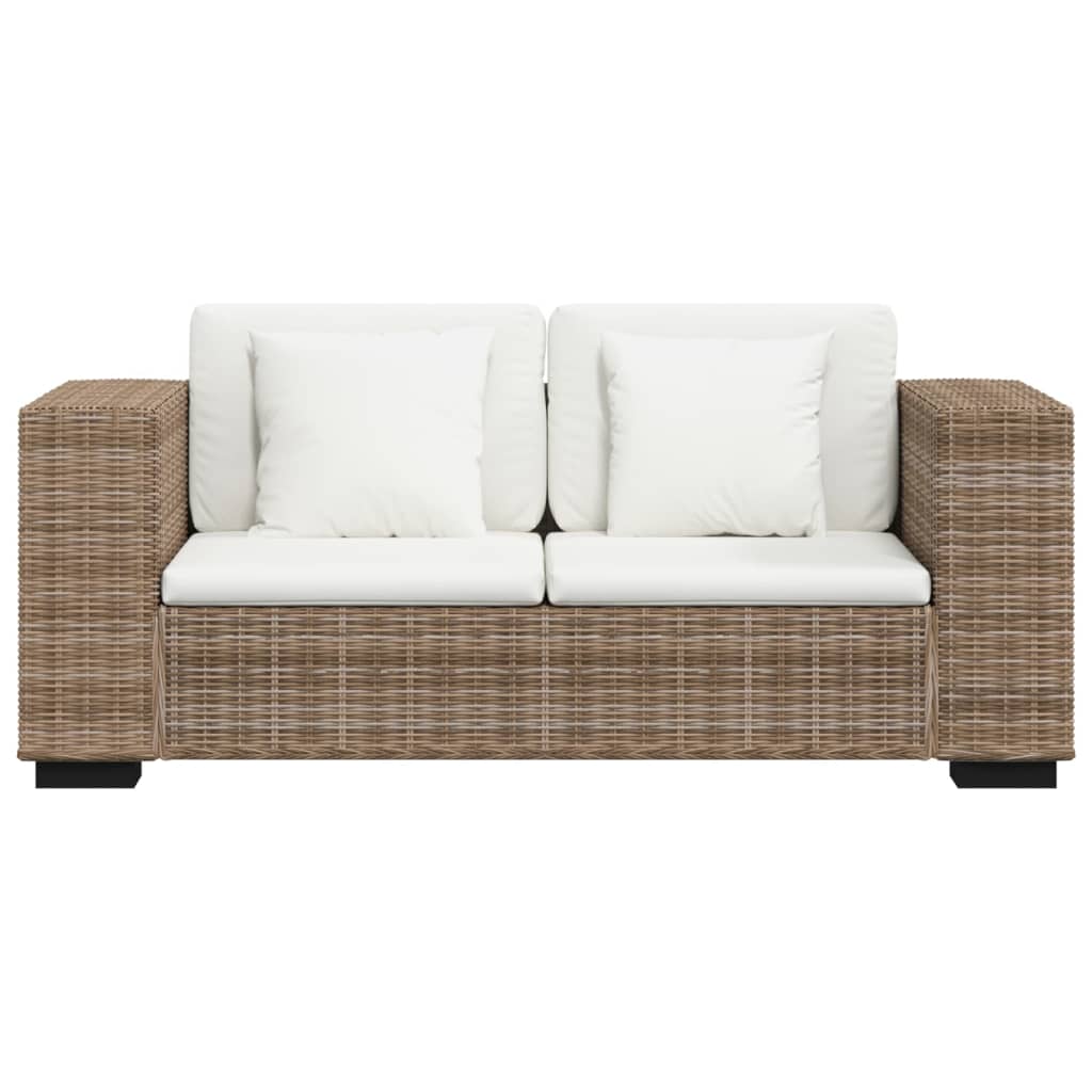 2 + 3 seater sofa set, genuine wicker