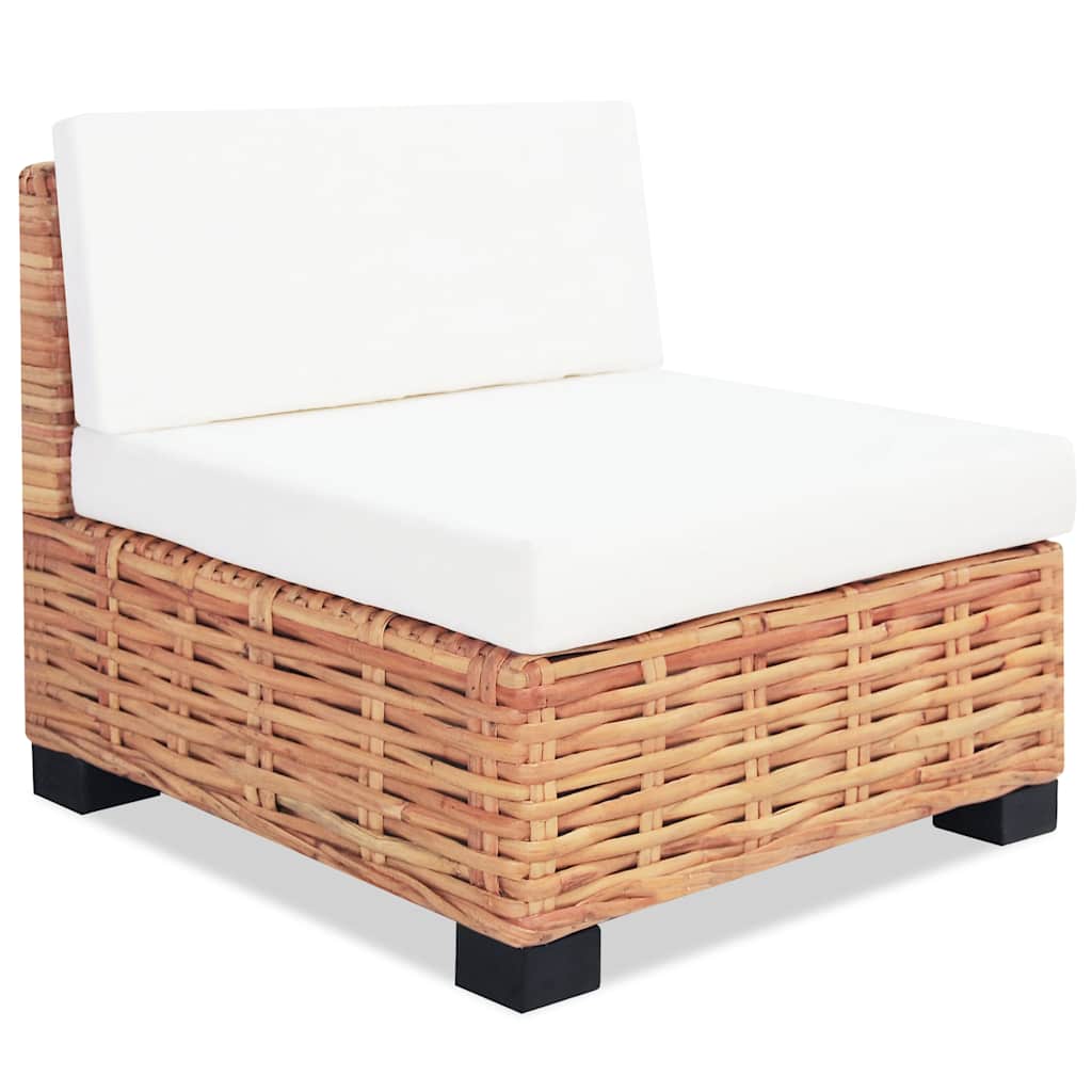 Conjunto de sofás 27 pcs vime genuíno