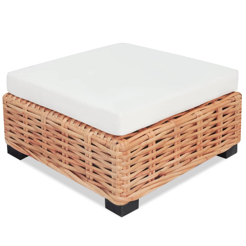 Conjunto de sofás 18 pcs vime genuíno