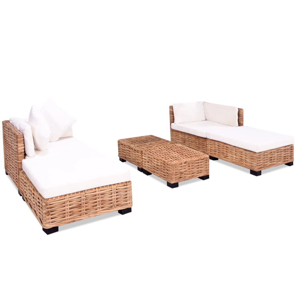 16 pcs genuine rattan sofa set