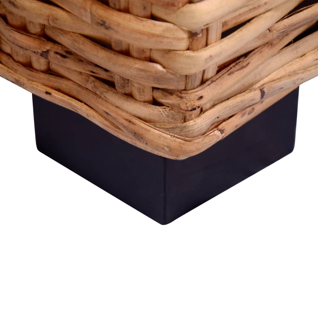 Conjunto de sofás 15 pcs vime genuíno