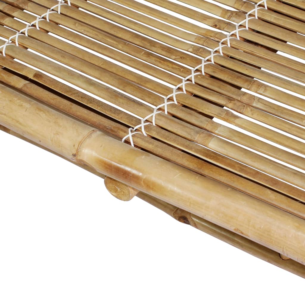 Bamboo 2-person sun lounger