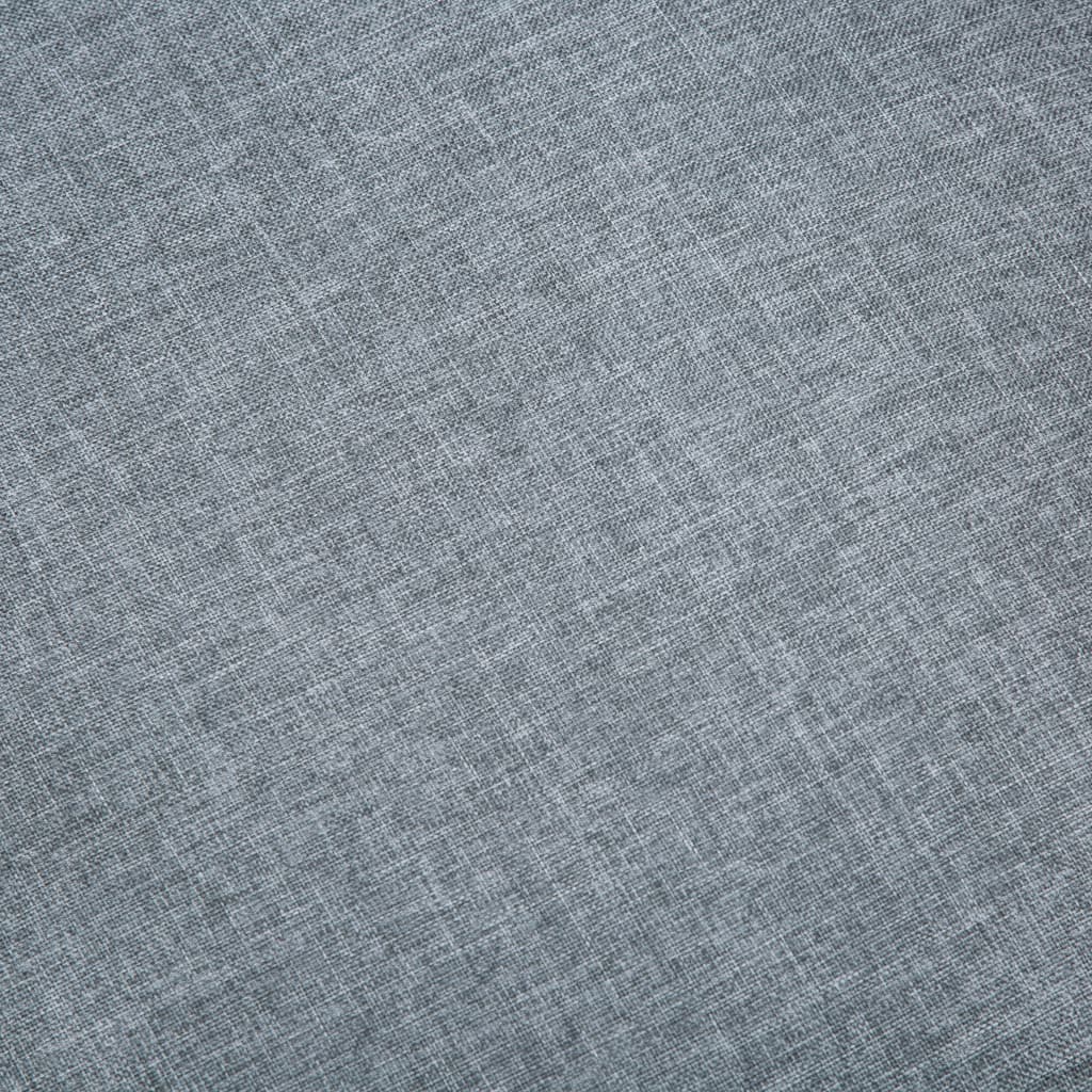 2-seater sofa in light grey fabric