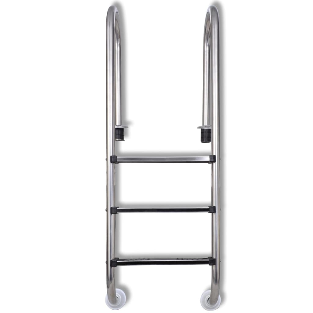 3-step pool ladder 304 stainless steel 120 cm