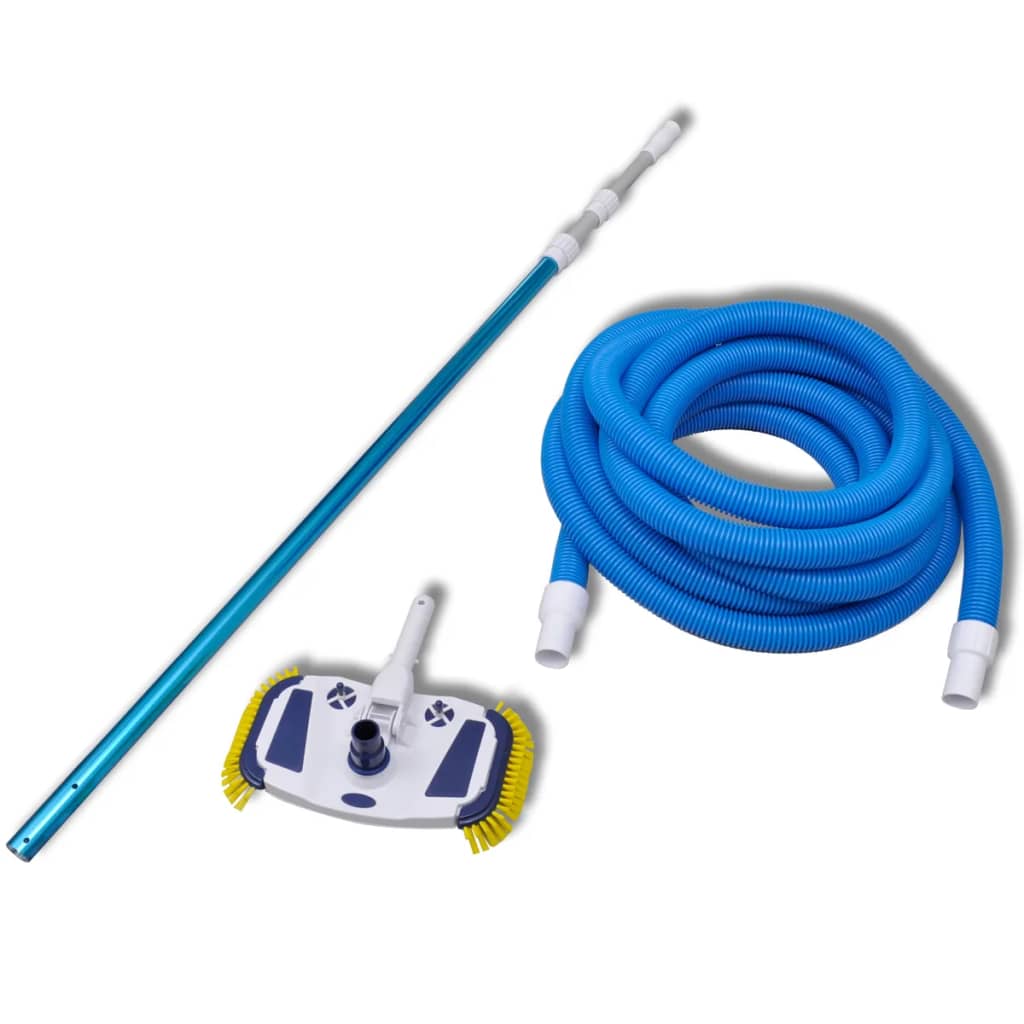 Pool cleaning tool vacuum cleaner with telescopic handle and hose