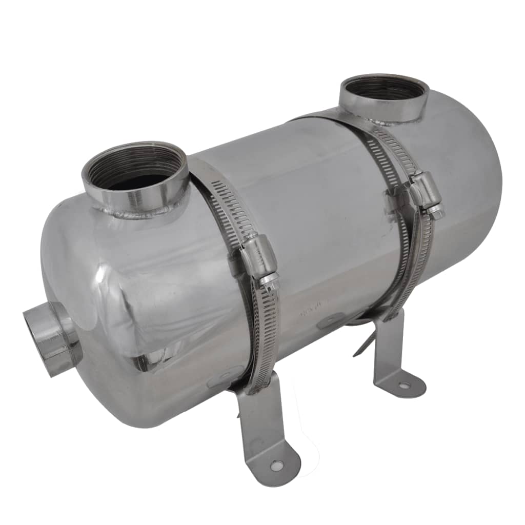 Heat exchanger, swimming pool, 355 x 134 mm 40 kW