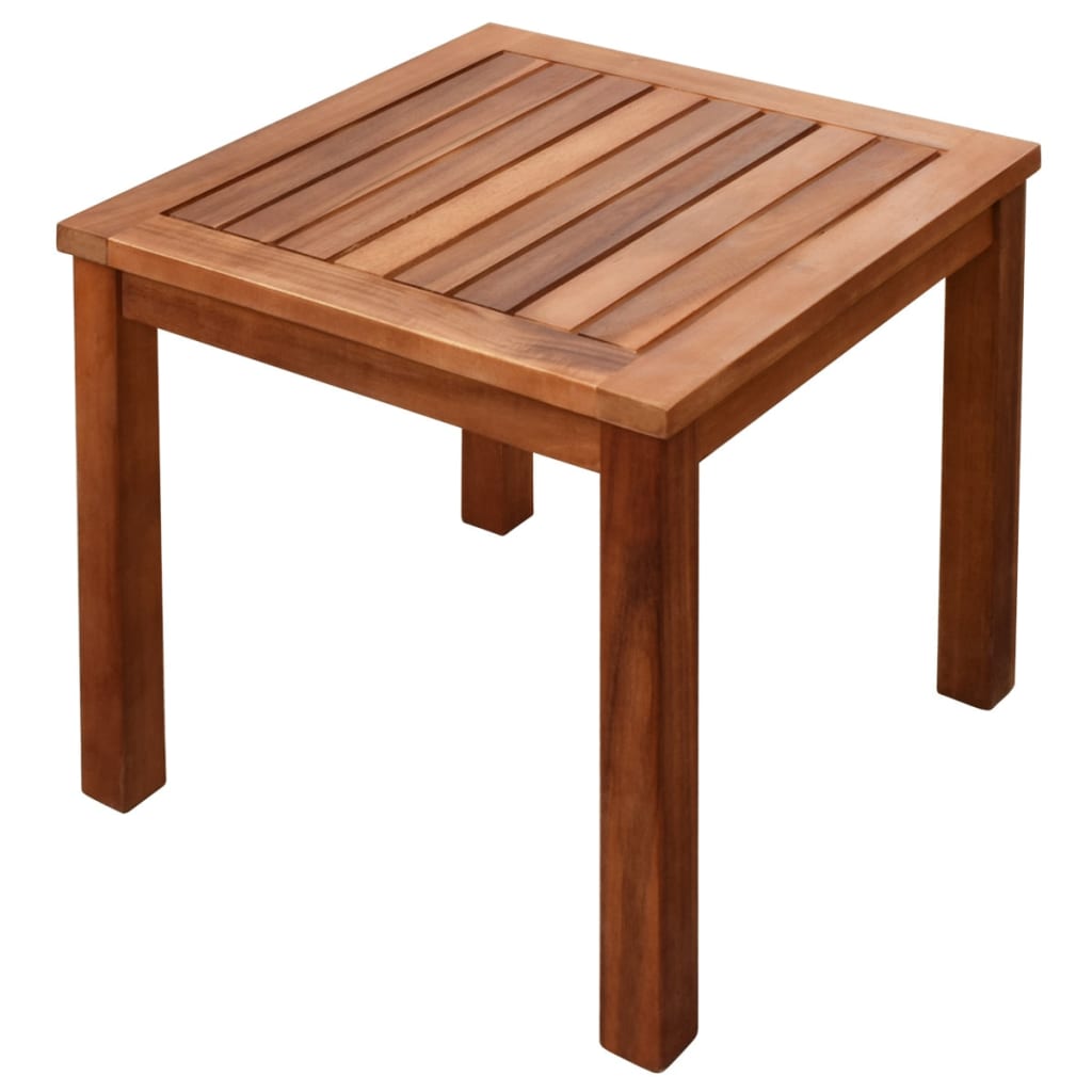 Sun loungers with table 2 pcs solid acacia and textilene