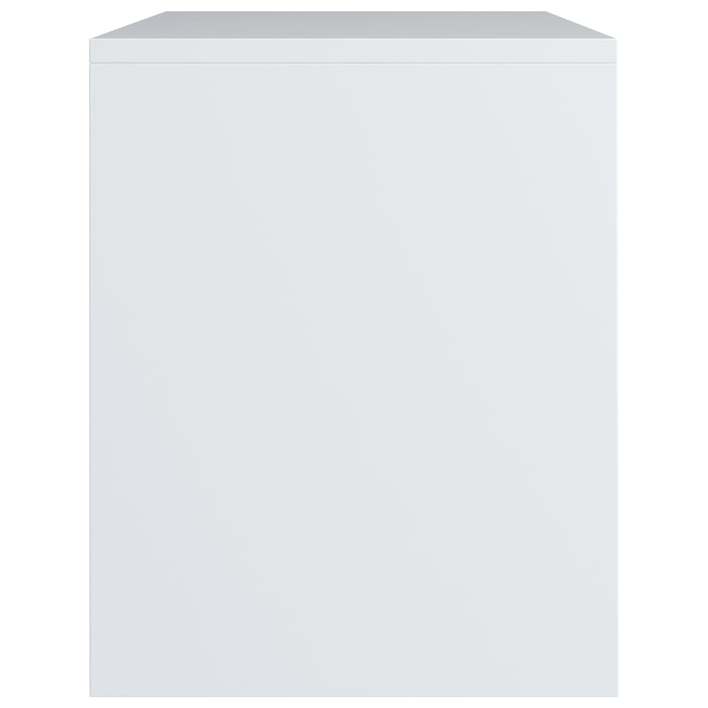 Bedside table 40x30x40 cm wood derivatives white