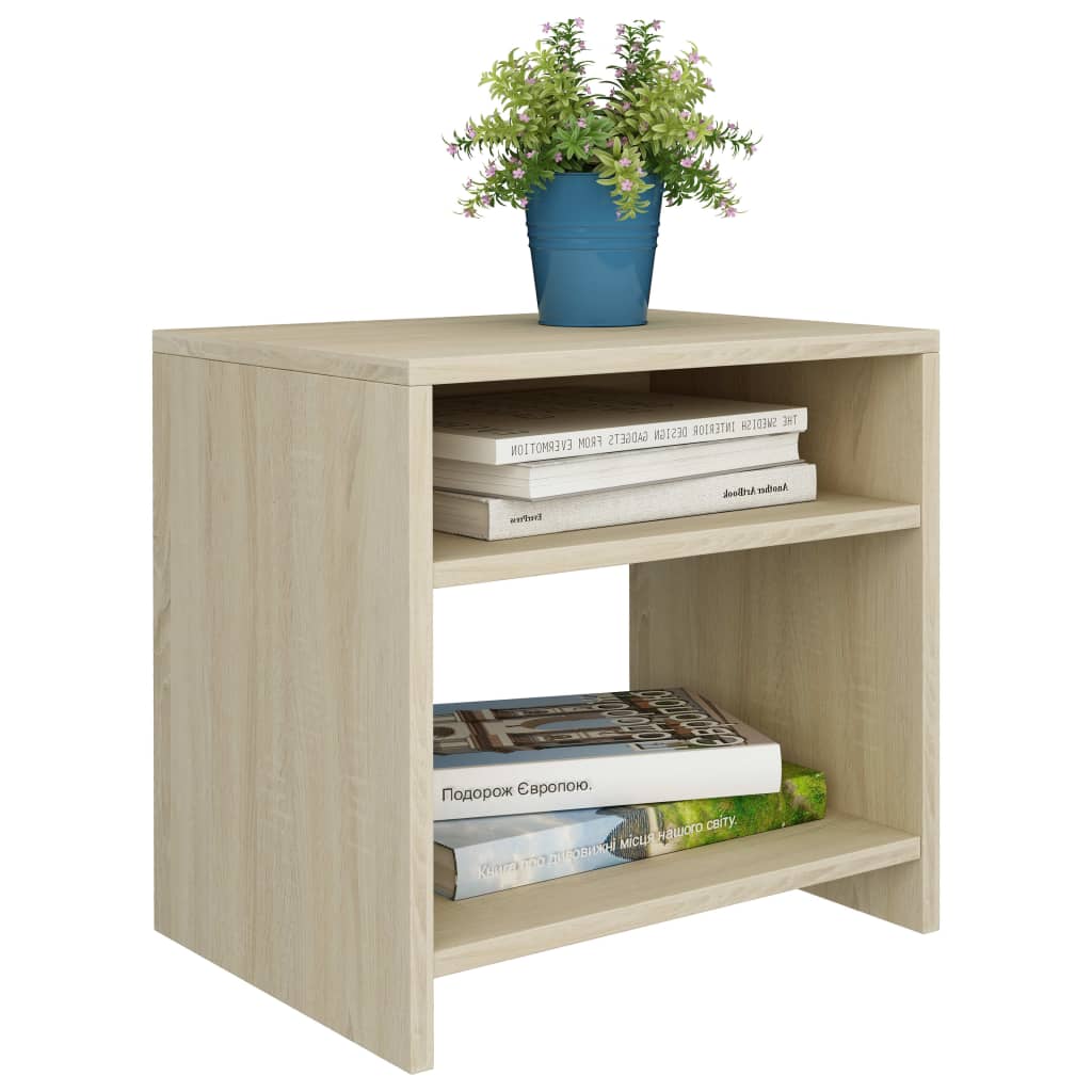 Bedside table 40x30x40 cm wood derivatives Sonoma oak