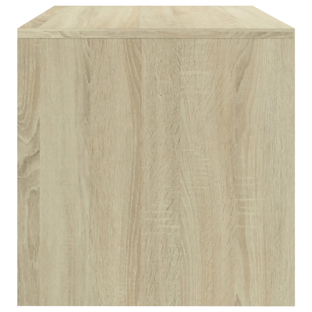 Bedside tables 2 pcs 40x30x30 cm plywood carv. sonoma