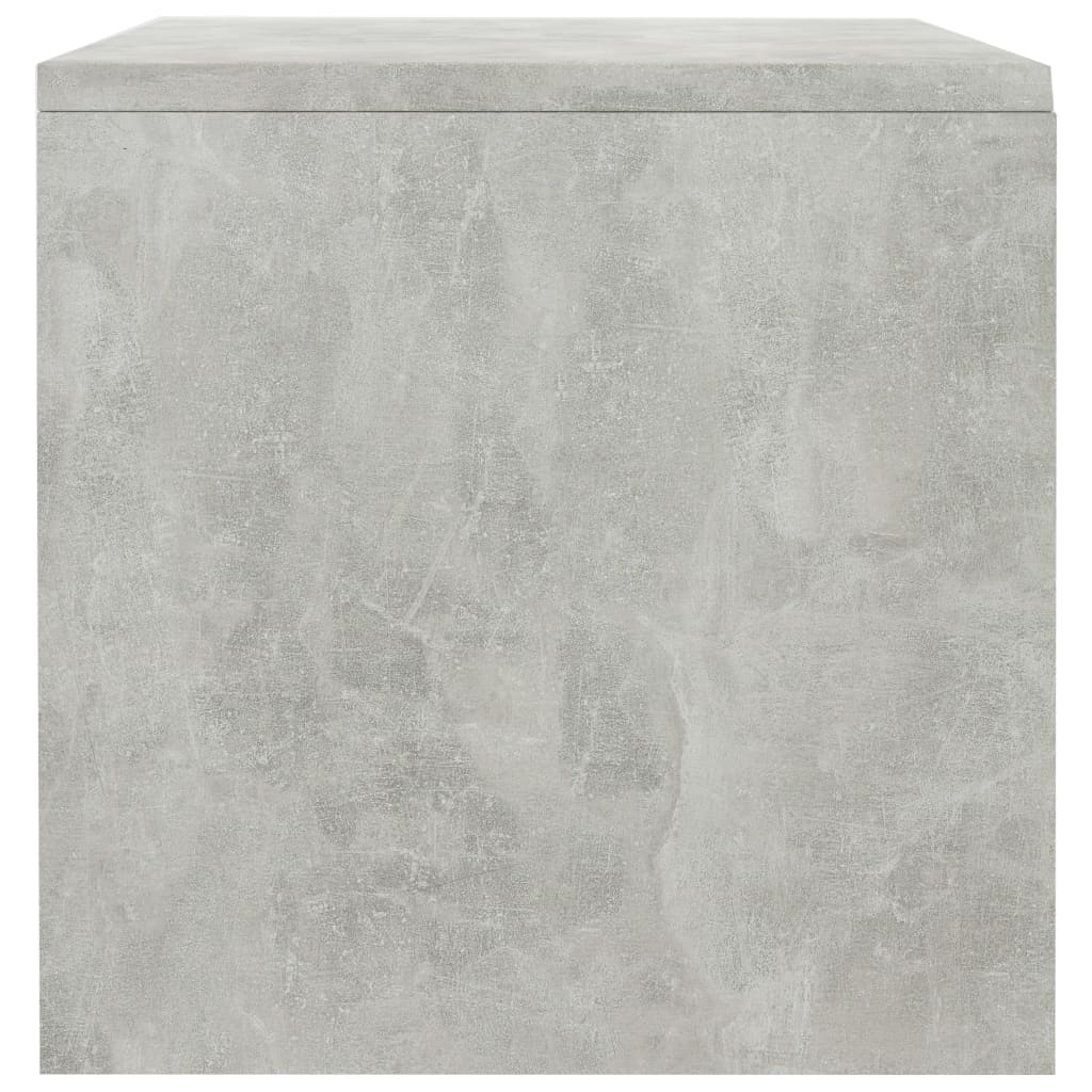 Bedside tables 2 pcs 40x30x30 cm grey plywood