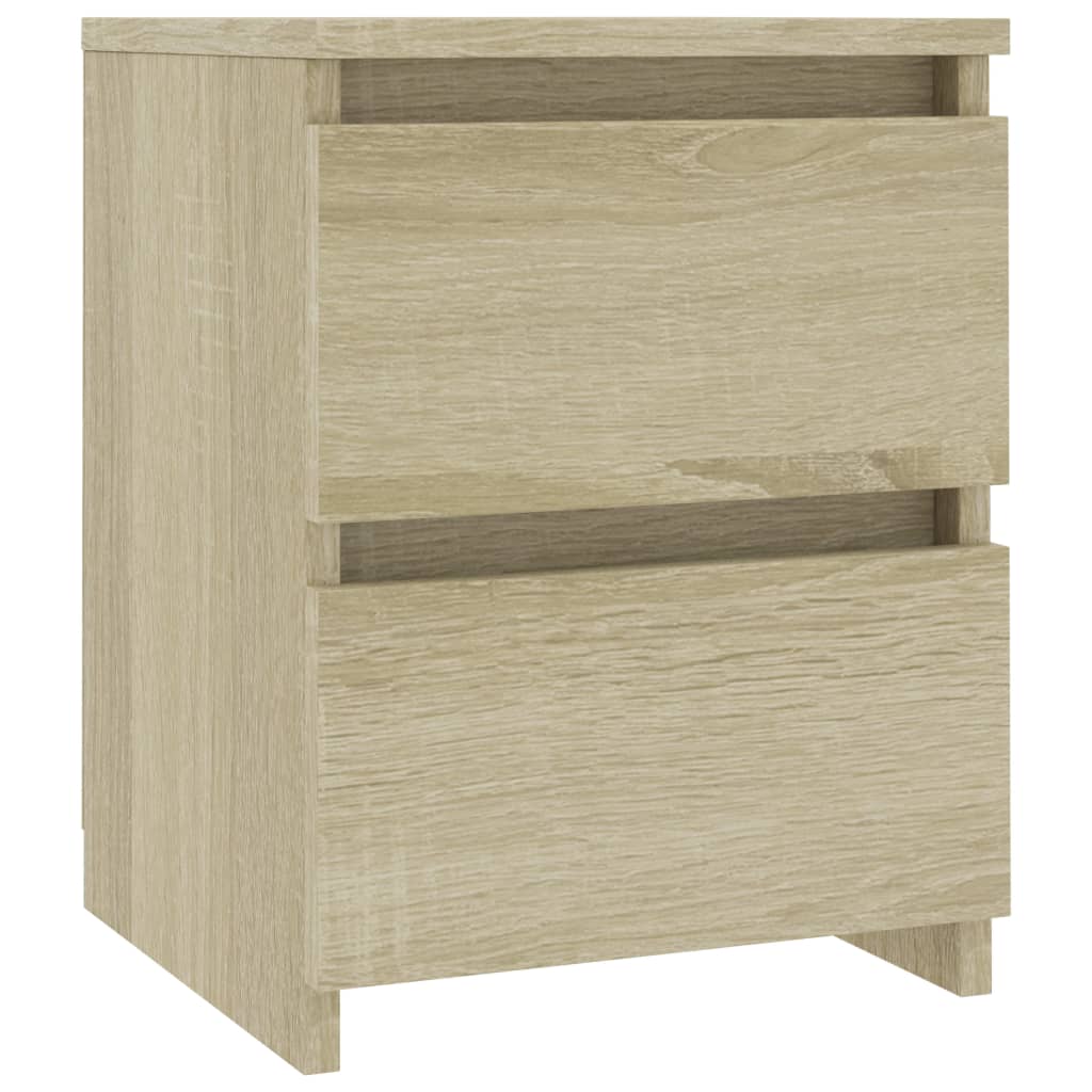 Bedside table 2 pcs 30x30x40 cm countertop in Sonoma oak
