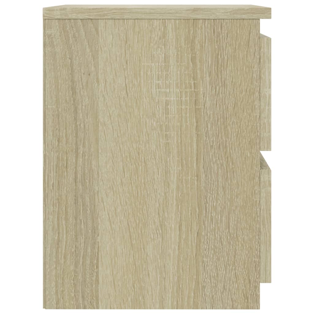 Bedside table 2 pcs 30x30x40 cm countertop in Sonoma oak