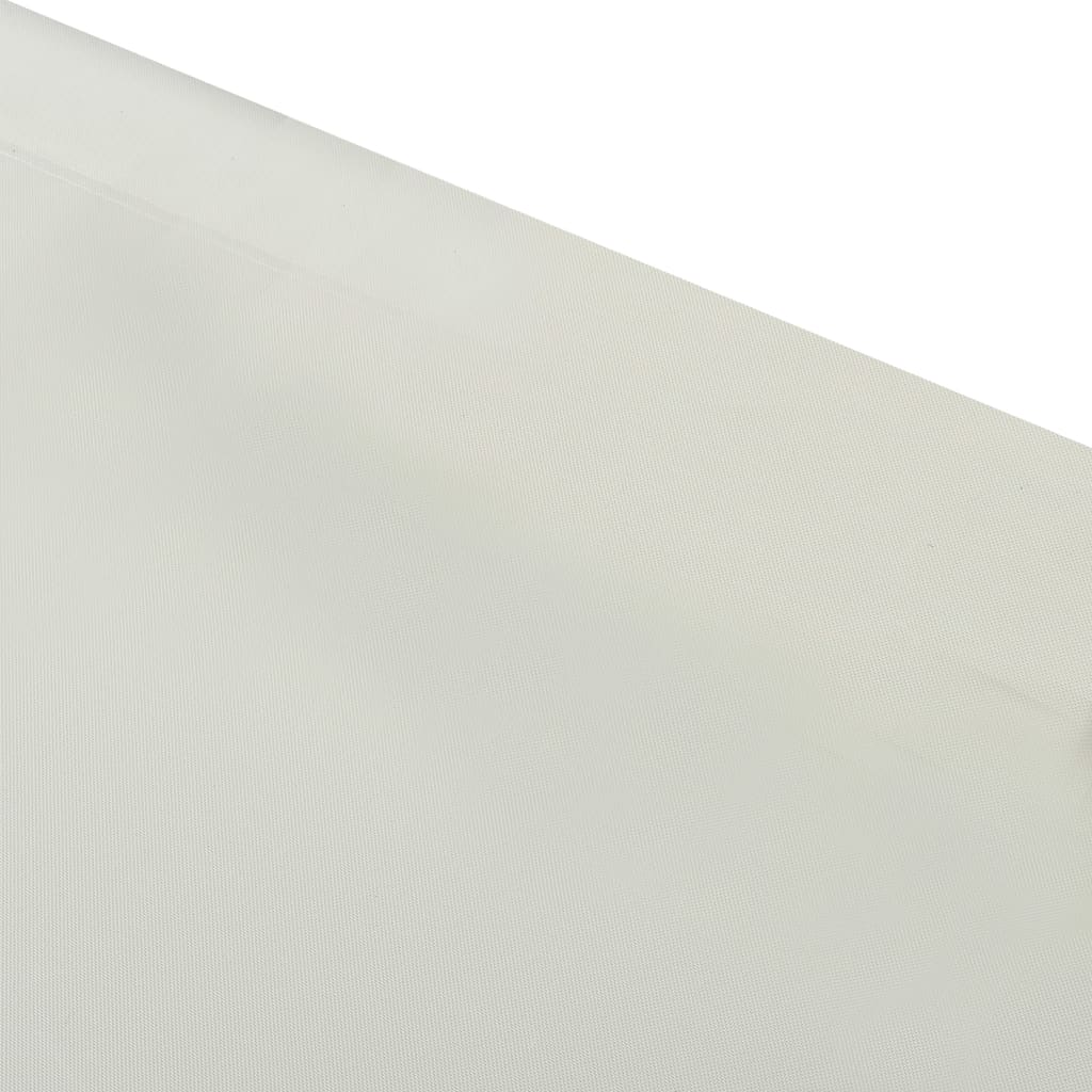 Espreguiçadeira de jardim com toldo branco nata