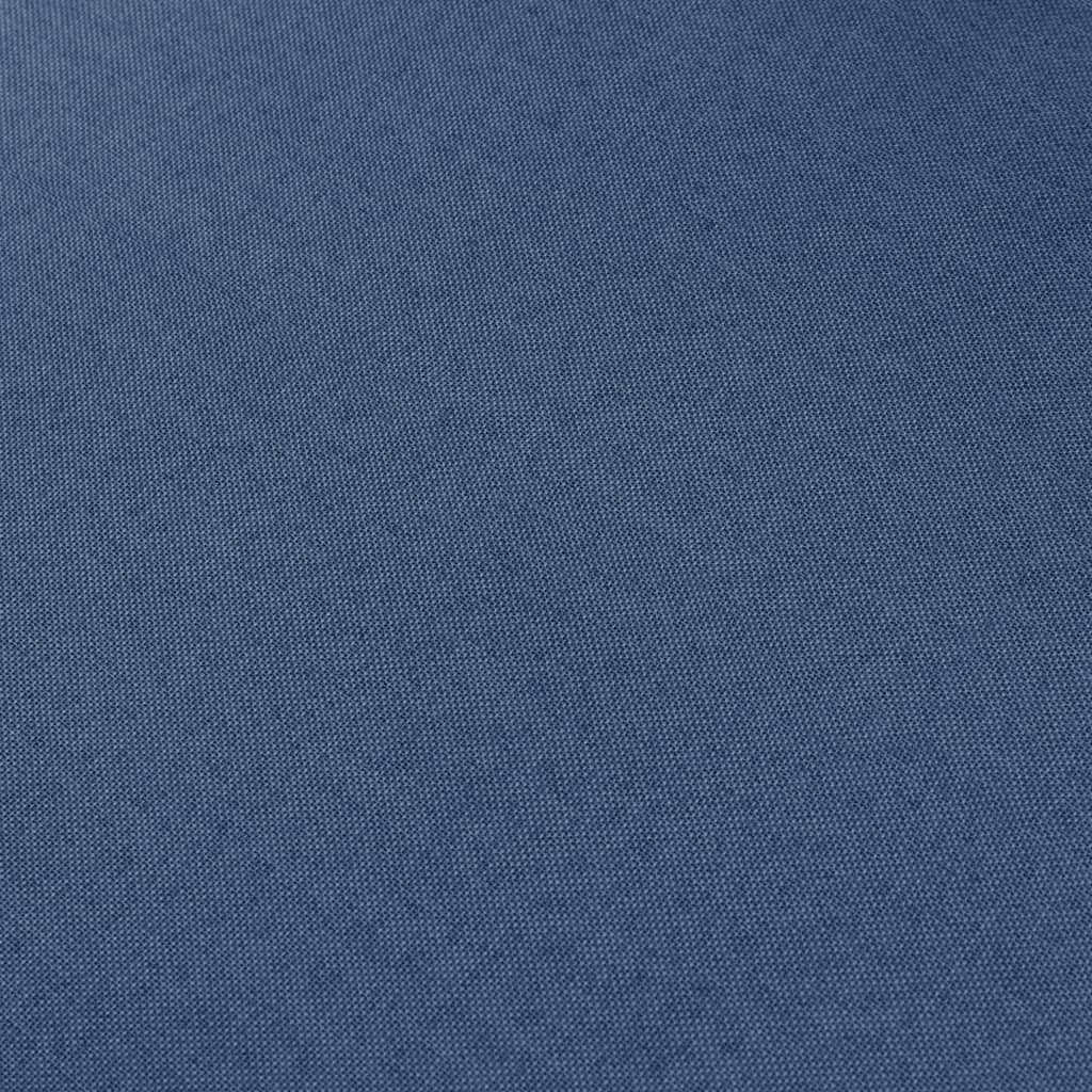 Sofá de 5 lugares em tecido azul