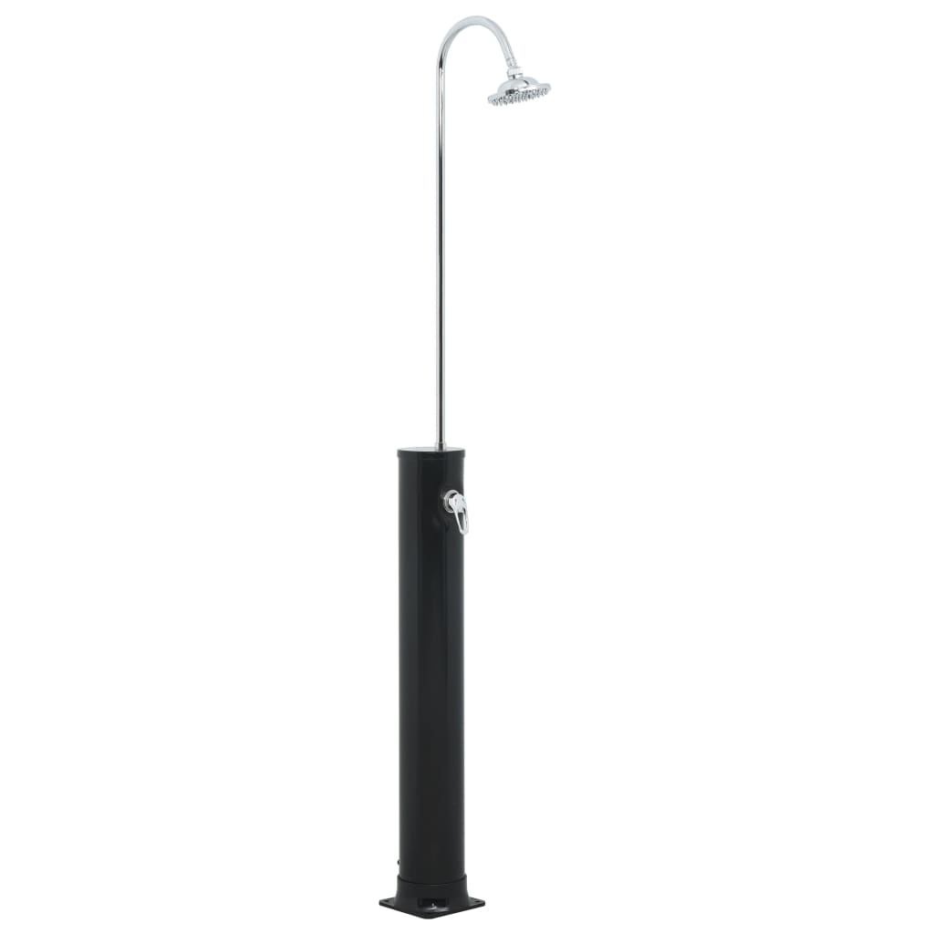Solar shower 214 cm 20 L black