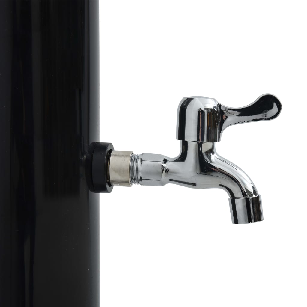 Solar shower 220 cm 20 L black