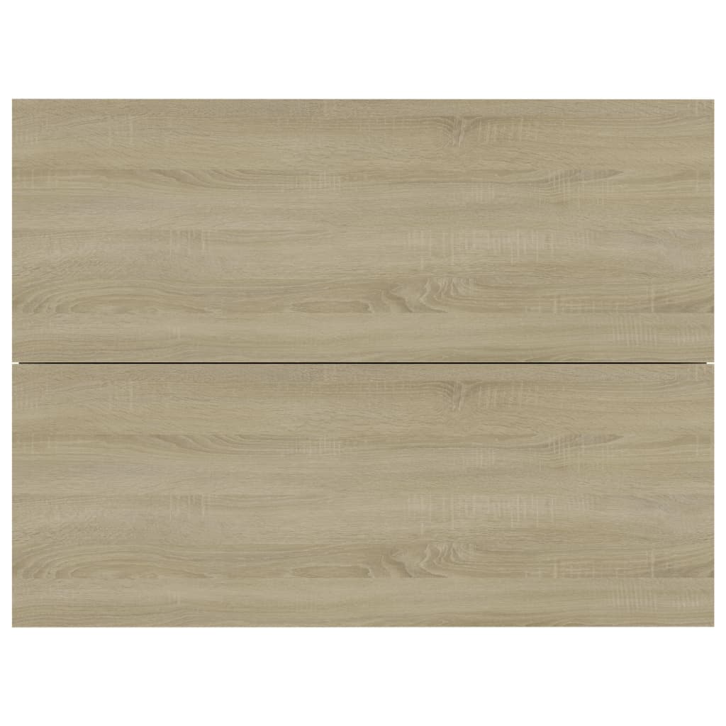 Mesas de cabeceira 2 pcs derivados madeira carvalho sonoma