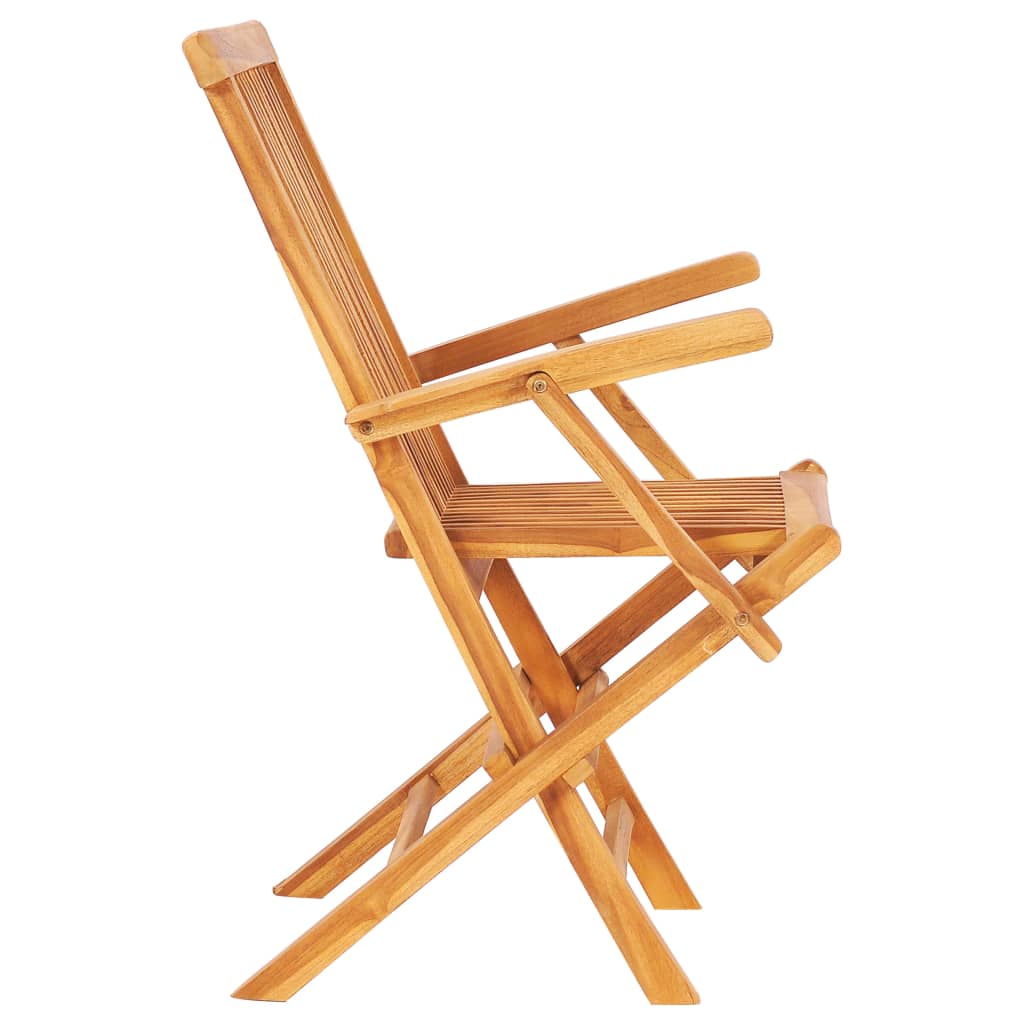 7 pcs Outdoor Folding Dining Set Solid Teak Wood