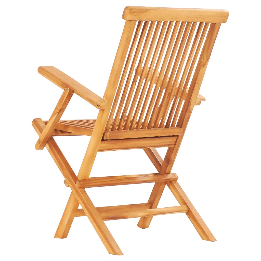 7 pcs Outdoor Folding Dining Set Solid Teak Wood