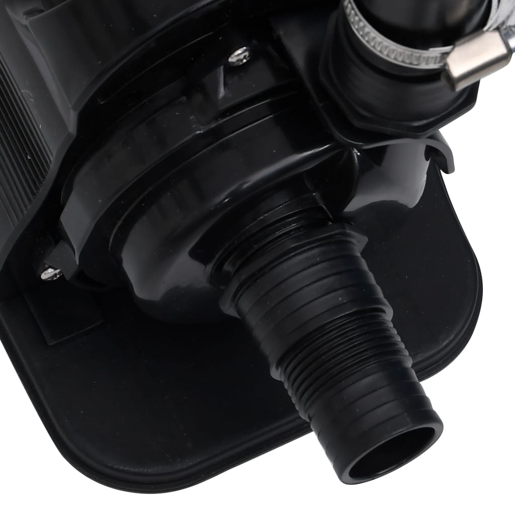 Swimming pool filter pump 4 m³/h black and blue