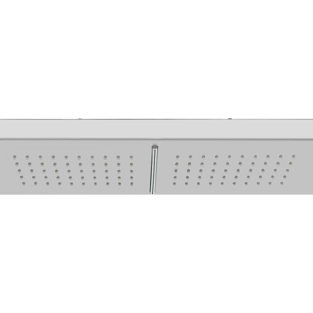 Chuveiro para exterior com base WPC aço inoxidável