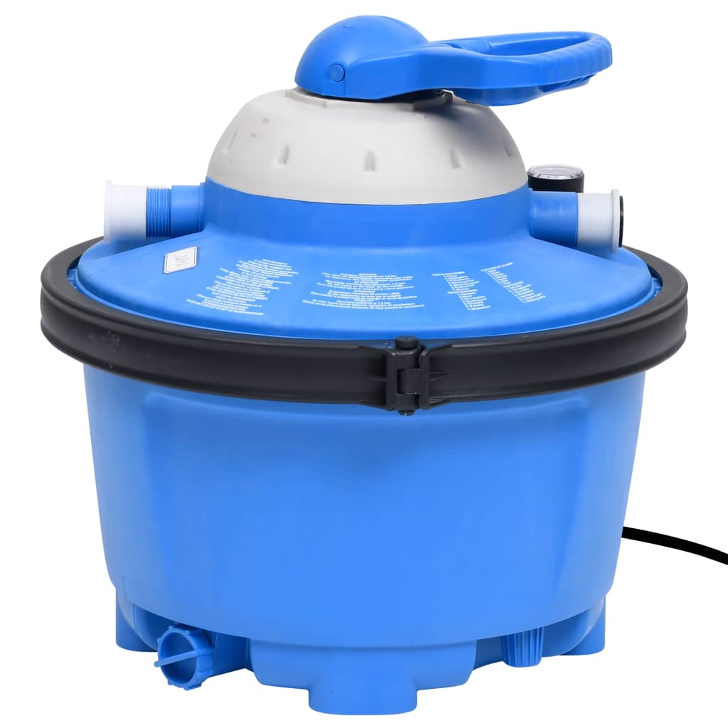 Sand filter pump 385x620x432 mm 200 W 25 L blue and black