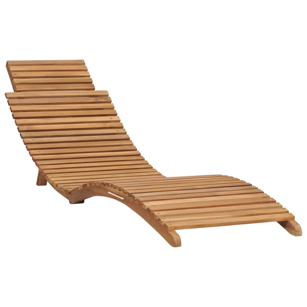 3 pcs folding garden lounge set solid teak wood