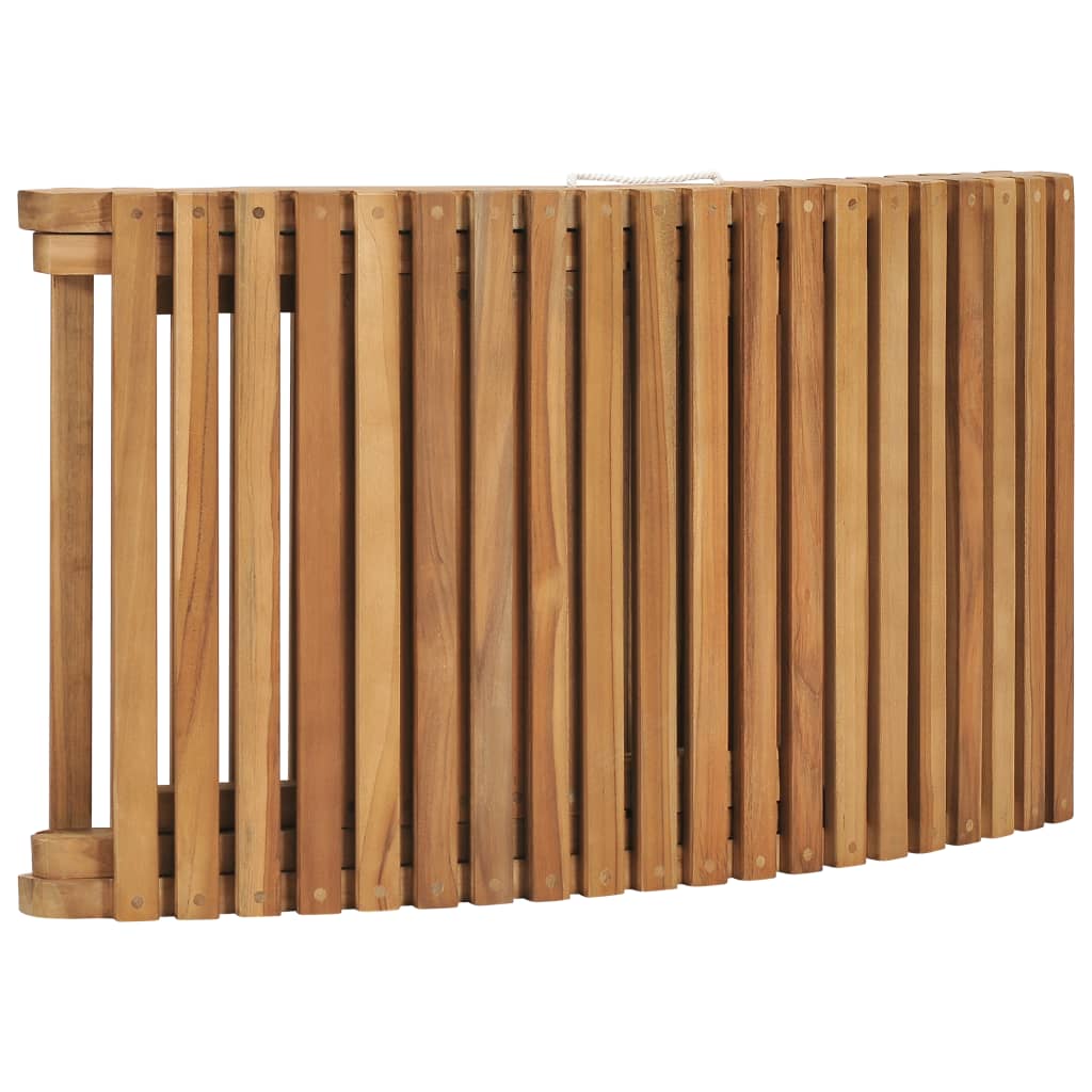 3 pcs folding garden lounge set solid teak wood
