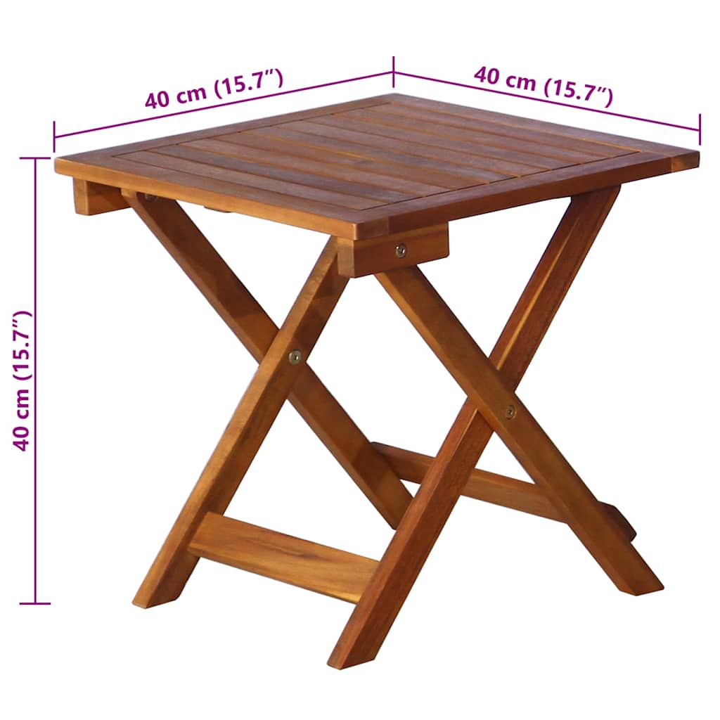 Espreguiçadeira de jardim com mesa e almofadão acácia maciça