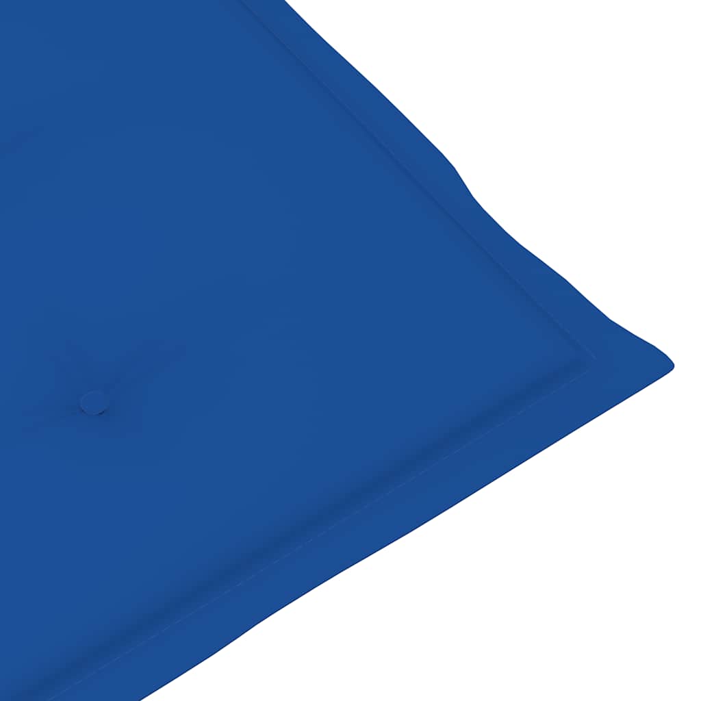 Espreguiçadeira de ext. c/ apoio pés e almofadão acácia maciça