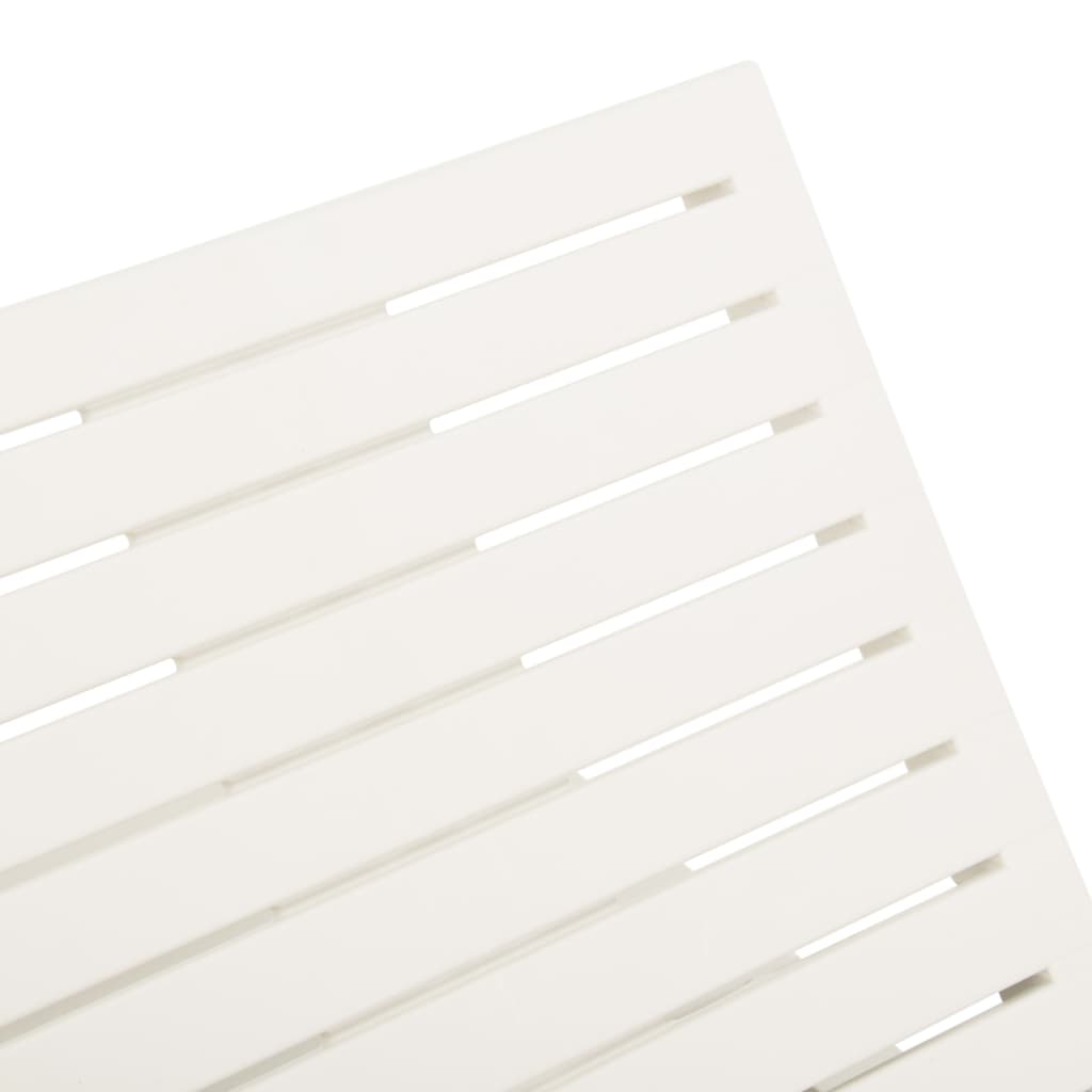 Espreguiçadeira plástico branco