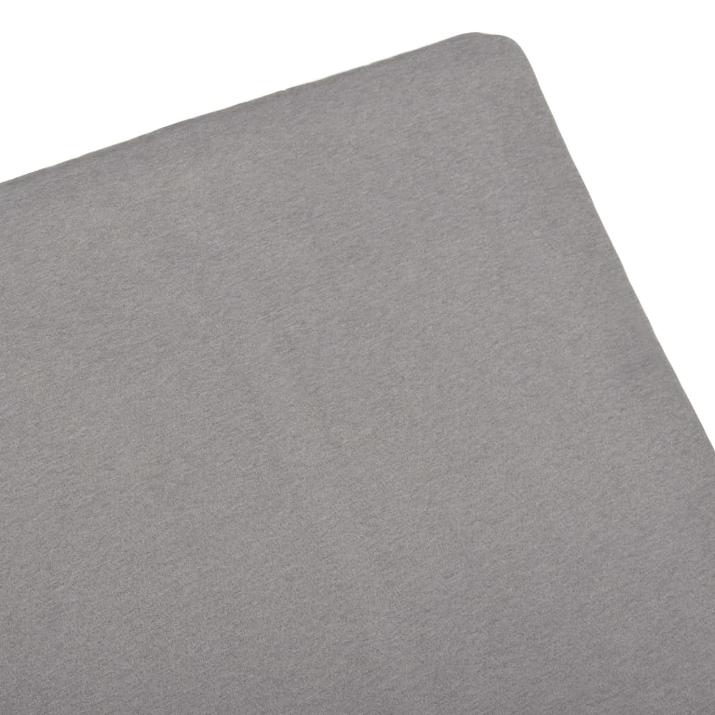 Sun lounger with white plastic cushion