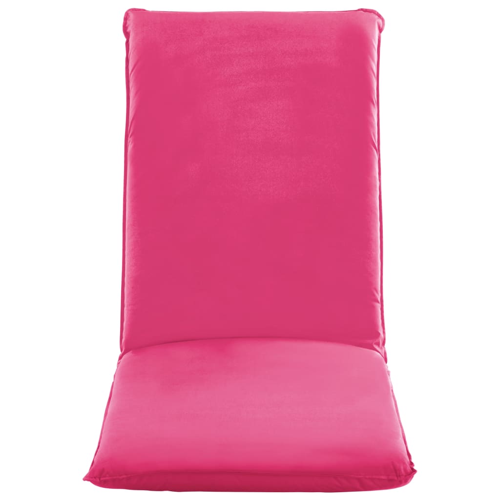 Espreguiçadeira dobrável tecido oxford rosa