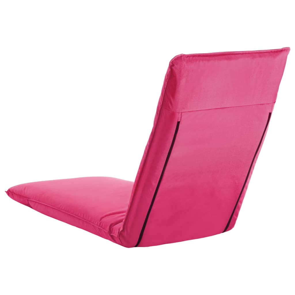 Espreguiçadeira dobrável tecido oxford rosa