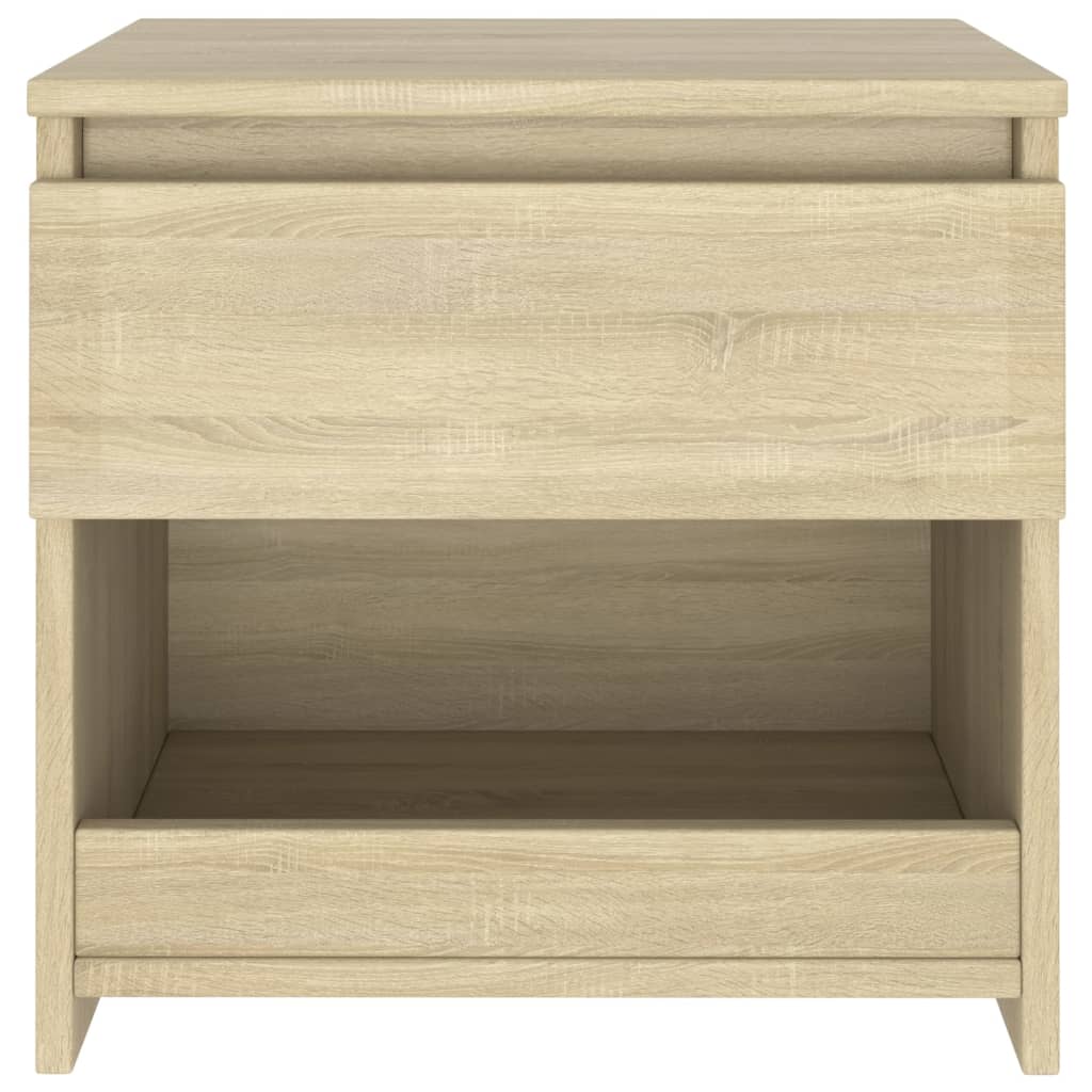 Bedside table 40x30x39 cm plywood Sonoma oak