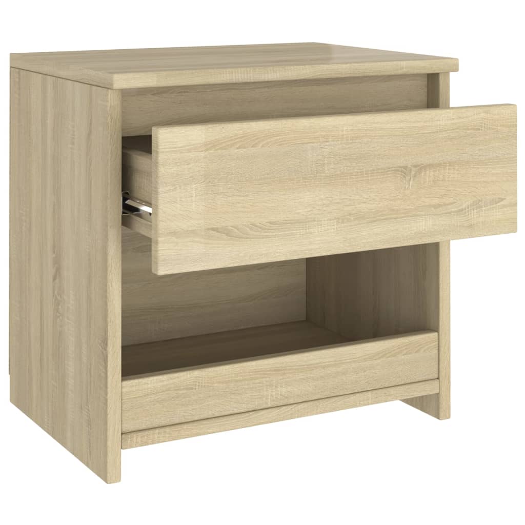 Bedside table 40x30x39 cm plywood Sonoma oak
