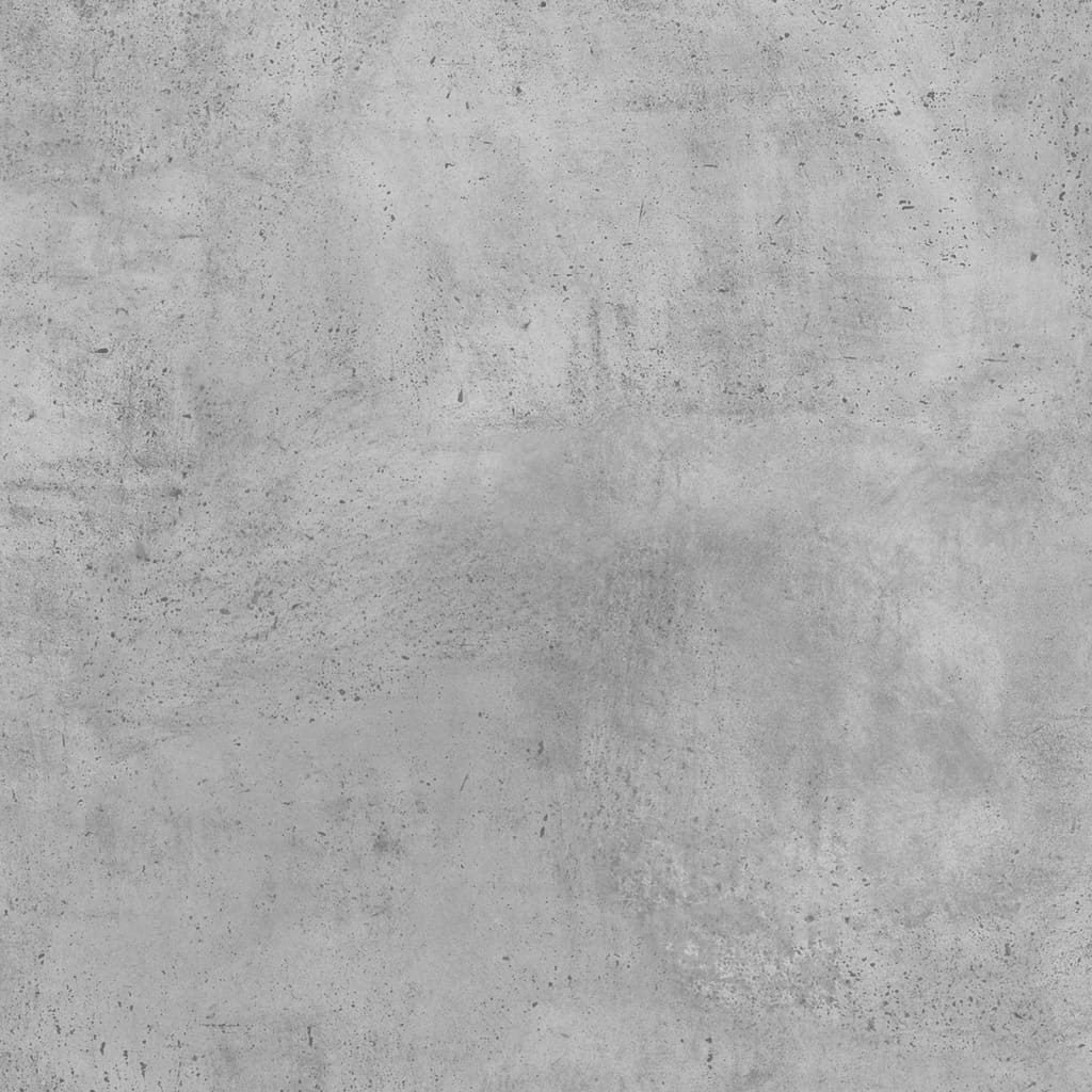 Mesa de cabeceira c/ pernas em metal 40x30x50 cm cinza cimento