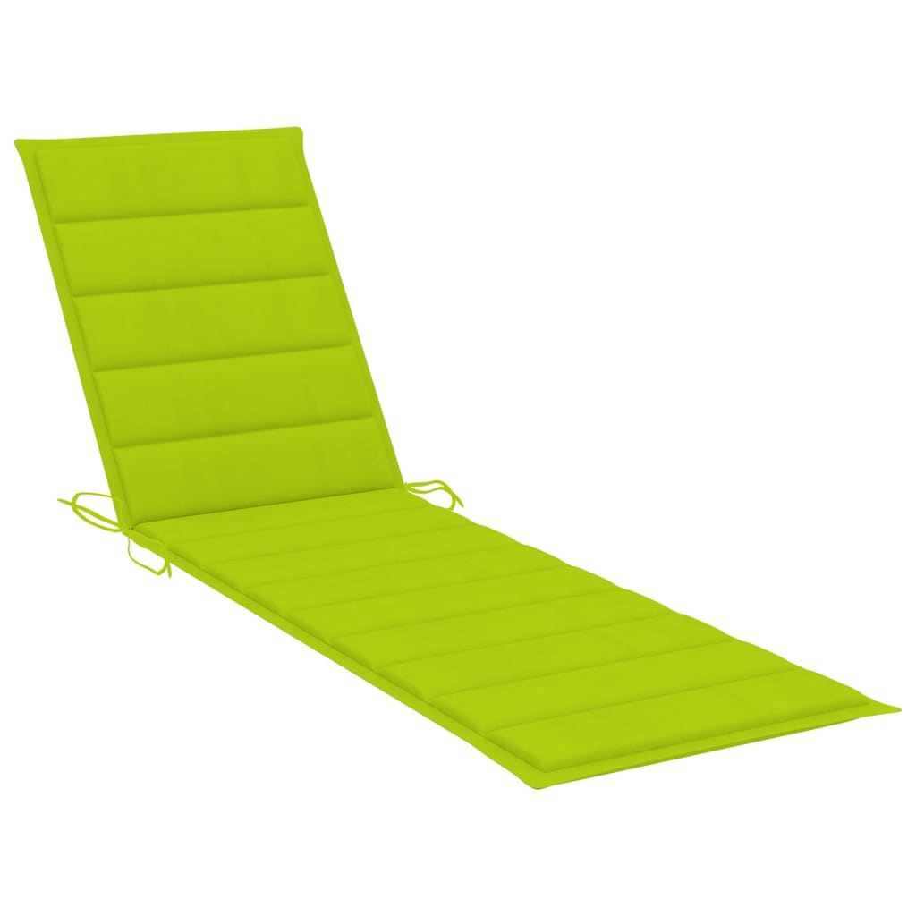 Sun loungers with table and cushion 2 pcs solid teak