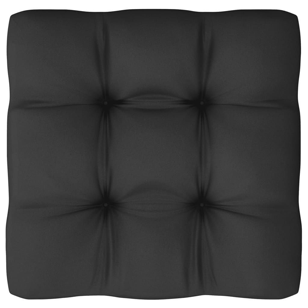 8 pcs conjunto longue de jardim c/ almofadões pinho maciço