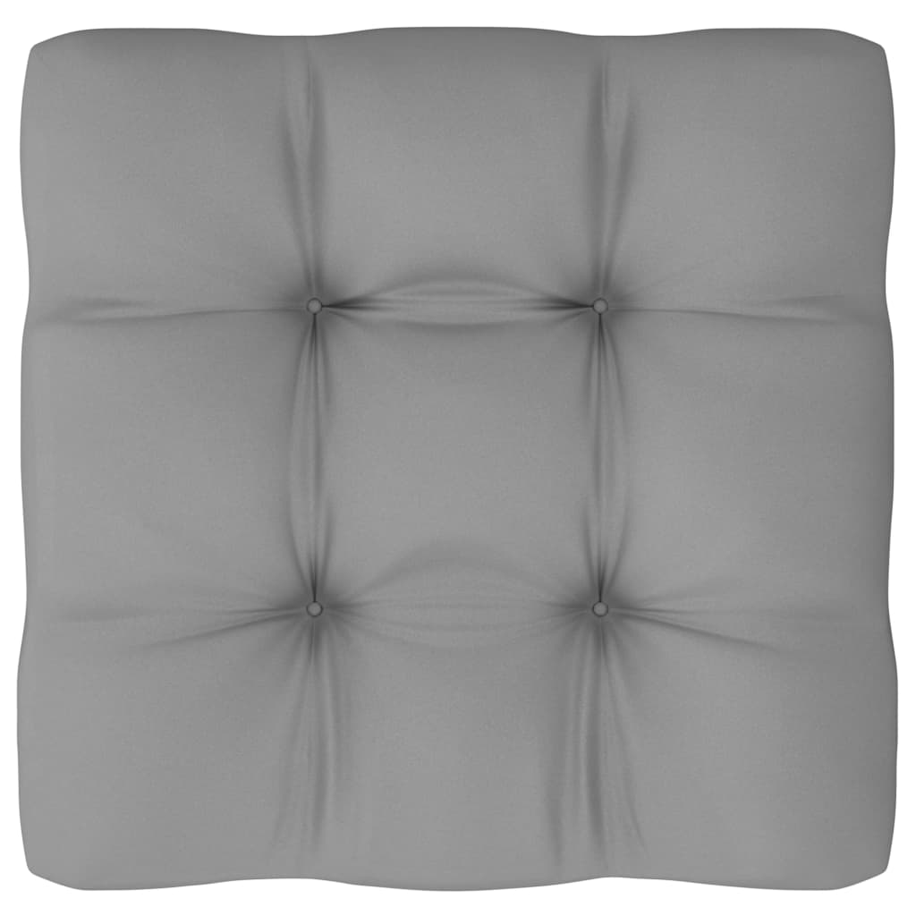 10 pcs conjunto lounge de jardim c/ almofadões pinho maciço