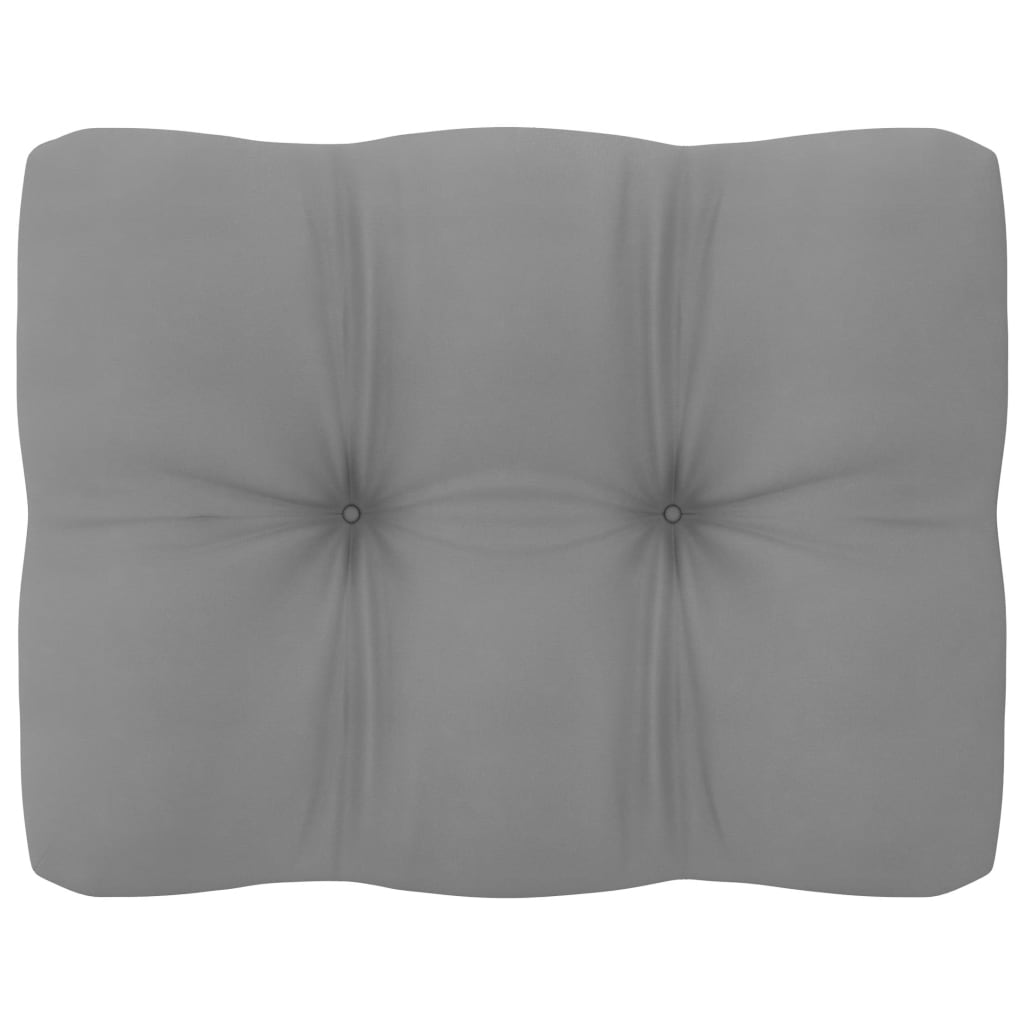 10 pcs conjunto lounge de jardim c/ almofadões pinho maciço