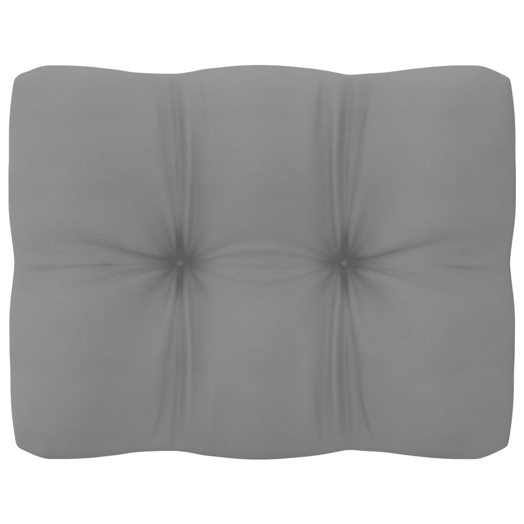 10 pcs conjunto lounge de jardim c/ almofadões pinho maciço